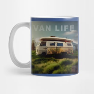 Van Life Camper RV Outdoors in Nature Mug